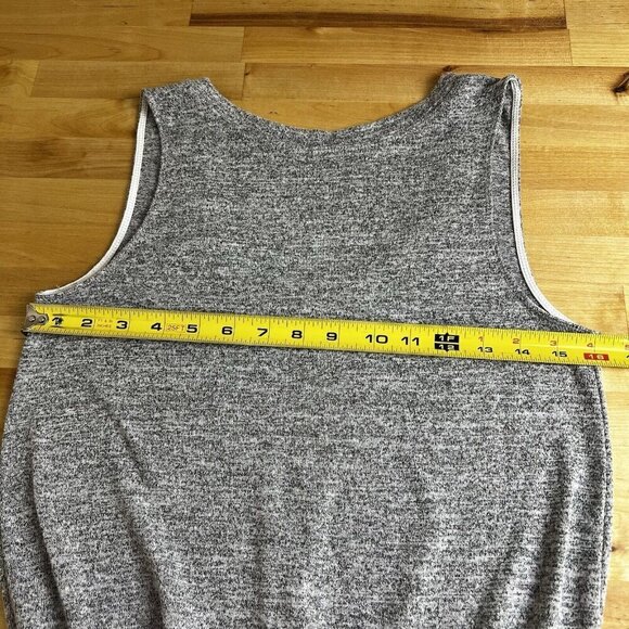 Artizia Wilfred Free Izabel Romper Gray Tie‎ Waist Sleeveless Kni Size XXS - Picture 11 of 12